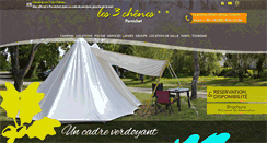 Desktop Screenshot of camping-lestroischenes.com